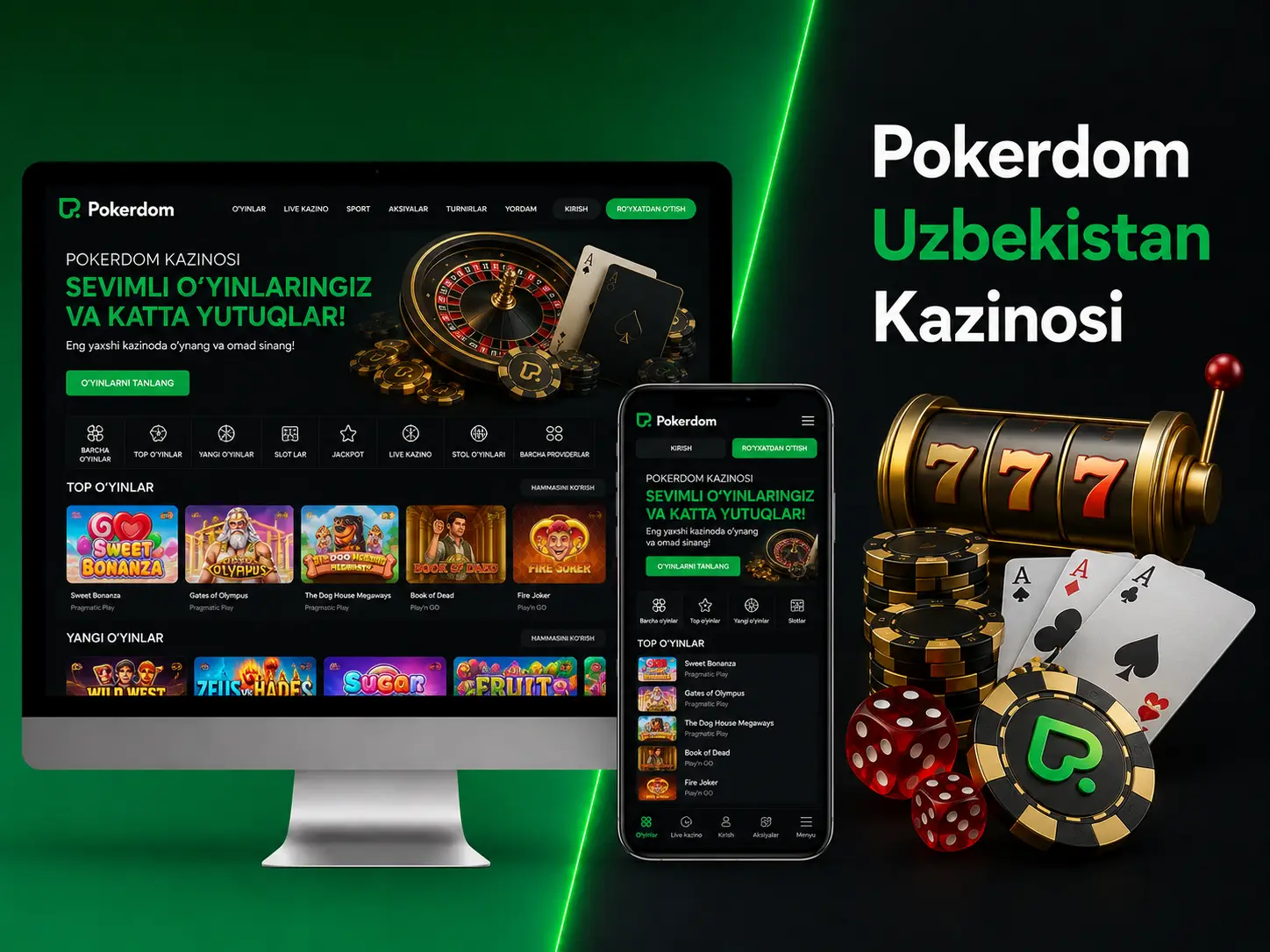 Pokerdom Uzbekistonda kazino
